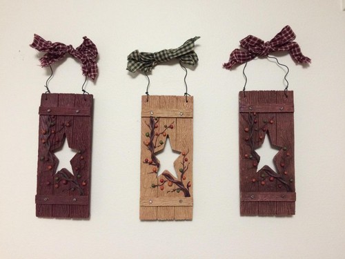 Primitive country star vine - star,