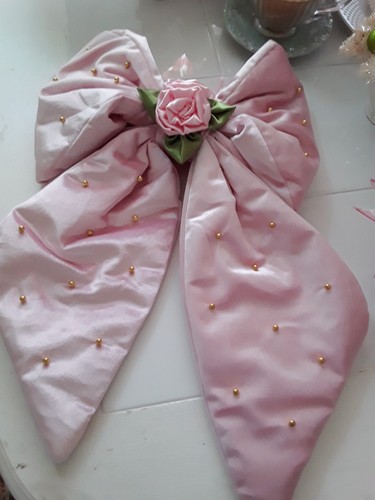 Pretty pink satin gold - pink,