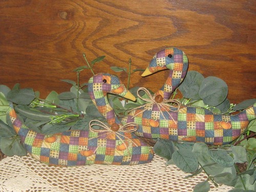 Fall decor patchwork fabric - decor,